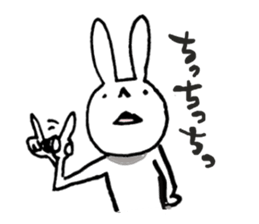 slow life rabbit sticker #2858944
