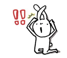 slow life rabbit sticker #2858952