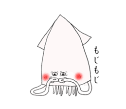 Adorable Squid sticker #2859057