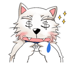 Small White sticker #2859286