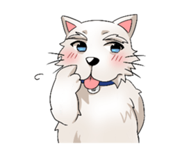 Small White sticker #2859287