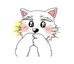 Small White sticker #2859299