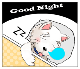 Small White sticker #2859301