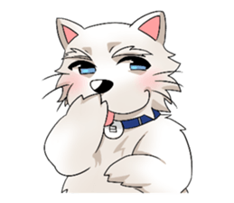 Small White sticker #2859315