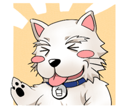 Small White sticker #2859322
