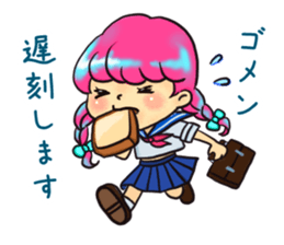 Girls talking sticker sticker #2859449