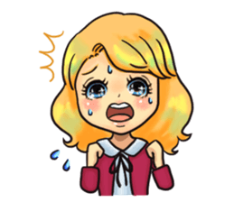 Girls talking sticker sticker #2859450