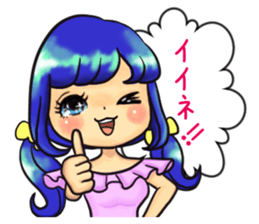 Girls talking sticker sticker #2859451