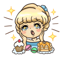 Girls talking sticker sticker #2859452