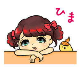 Girls talking sticker sticker #2859459