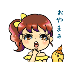 Girls talking sticker sticker #2859468