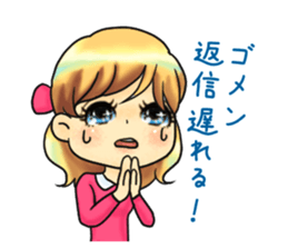 Girls talking sticker sticker #2859472