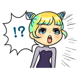 Girls talking sticker sticker #2859473