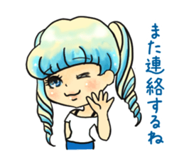 Girls talking sticker sticker #2859482