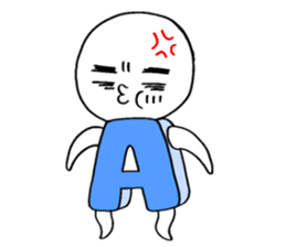 Blood type A sticker sticker #2859632