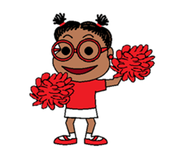 Jasmine in pigtails sticker #2860407