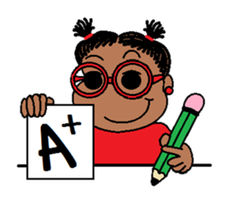 Jasmine in pigtails sticker #2860408