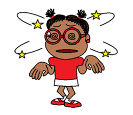 Jasmine in pigtails sticker #2860415