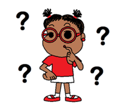 Jasmine in pigtails sticker #2860416