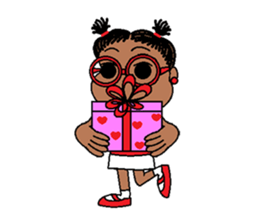 Jasmine in pigtails sticker #2860418