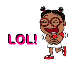 Jasmine in pigtails sticker #2860423