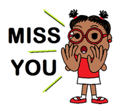 Jasmine in pigtails sticker #2860435