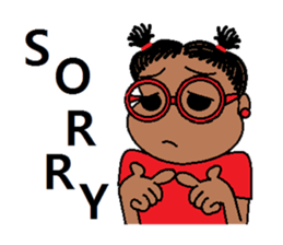 Jasmine in pigtails sticker #2860439