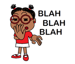 Jasmine in pigtails sticker #2860442