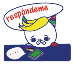 funny cat&cab Spanish sticker #2860706