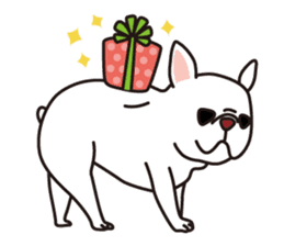 French Bulldog BOO sticker #2861049