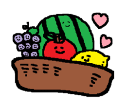 a fruit basket sticker #2861282