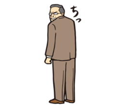 Lovely Japanese Businessman 2 sticker #2861619