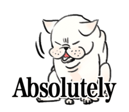 BUHI DOG(English ver.) sticker #2861729