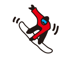 'who' knows that girl snowboader? sticker #2862044