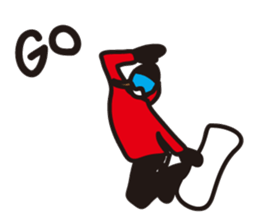 'who' knows that girl snowboader? sticker #2862047