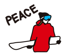 'who' knows that girl snowboader? sticker #2862055