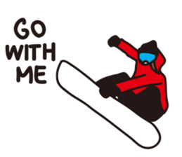 'who' knows that girl snowboader? sticker #2862074