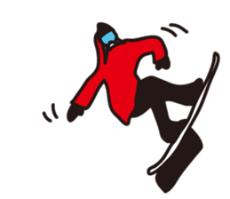 'who' knows that girl snowboader? sticker #2862077