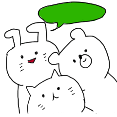 white animal's reply