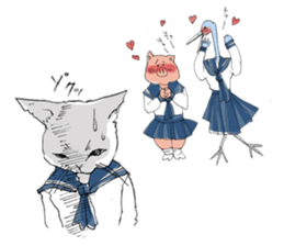 Cats & Rabbits's Disciplinary Committee2 sticker #2864394