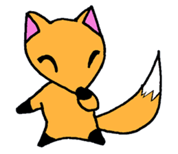 Child fox sticker #2864563