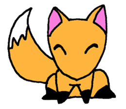Child fox sticker #2864565