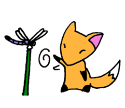 Child fox sticker #2864581