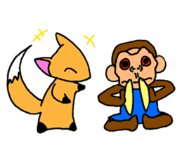 Child fox sticker #2864593