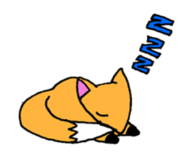 Child fox sticker #2864594