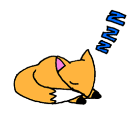 Child fox sticker #2864594