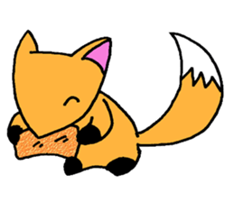 Child fox sticker #2864596
