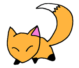 Child fox sticker #2864598