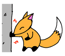 Child fox sticker #2864601