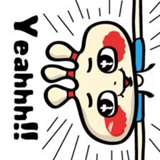 Happiness Muchio for English sticker #2864625